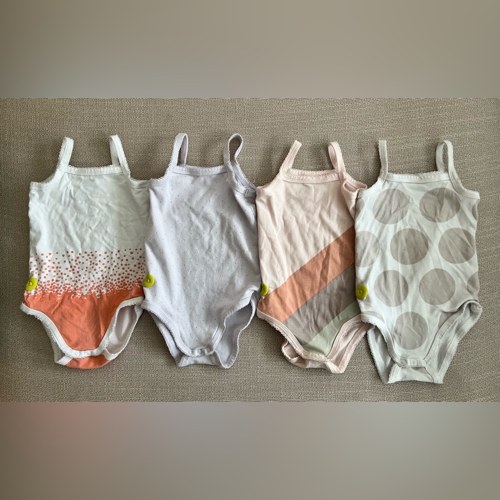 Dott Baby Girl Tank Onesies 6M